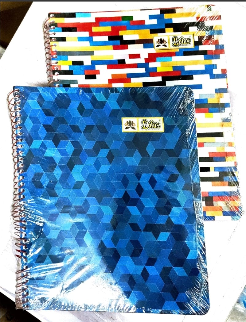 Lotus Spiral Notebook 200 Pages (190x223mm) Glubery