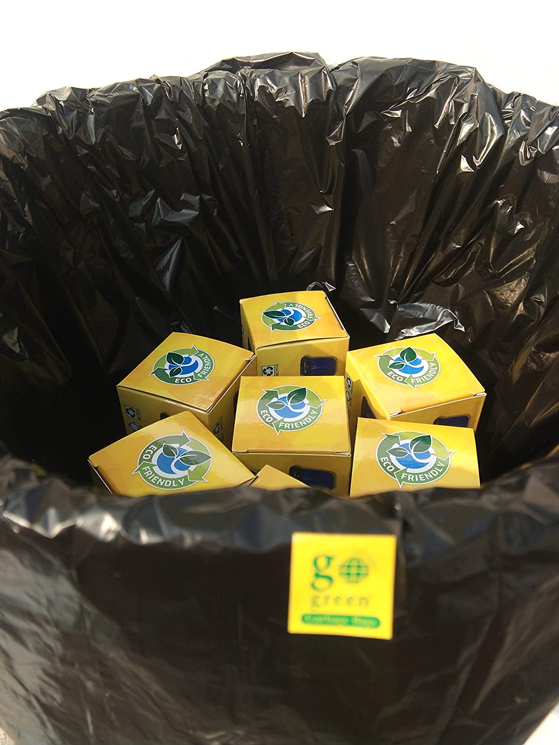 Go Green The Eco Friendly Garbage Bags, Size 20x20, 100 gm