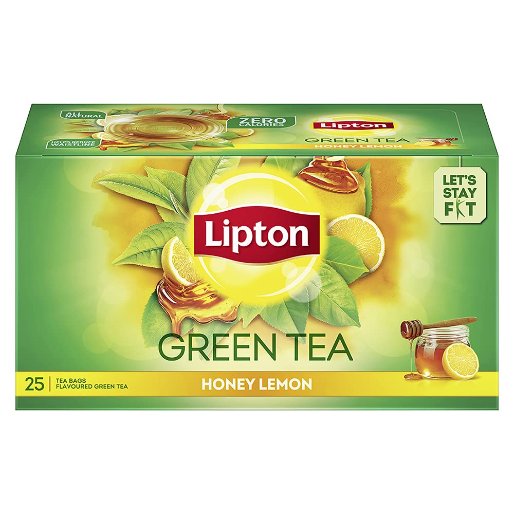 TWININGS GREEN TEA & LEMON 25 TEA BAGS