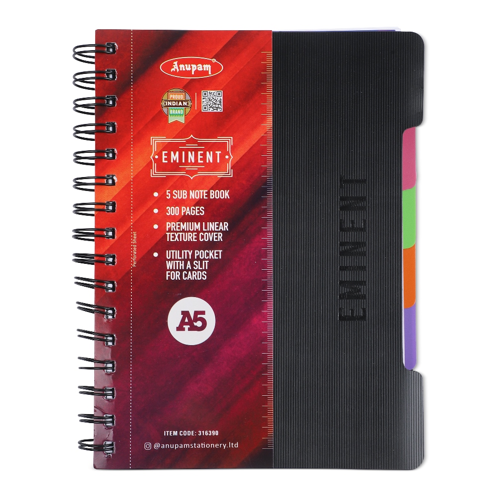 Lotus Spiral Notebook 200 Pages A4 Size No. 6