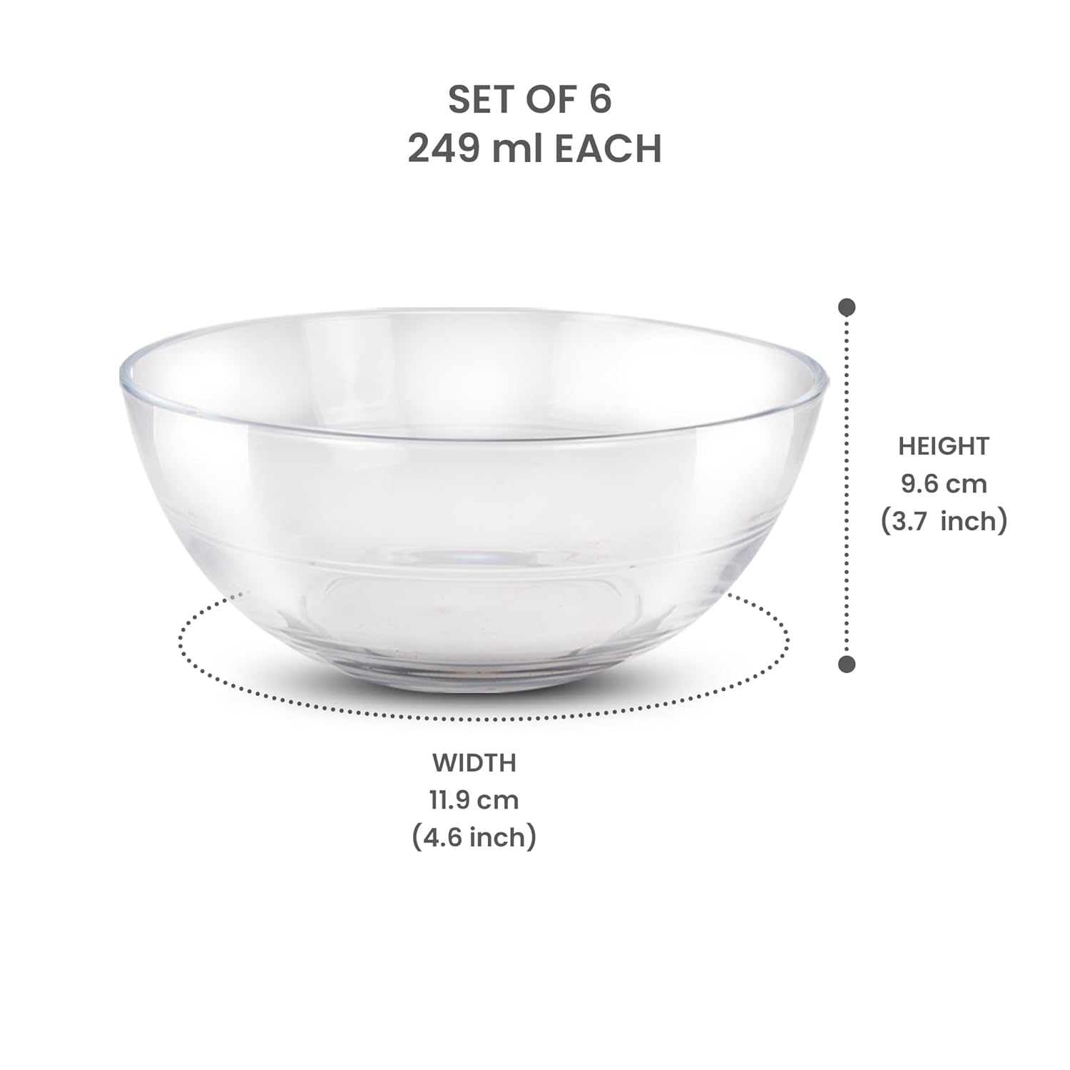 Microwave Safe Glass Bowls Set Of 6 Glubery